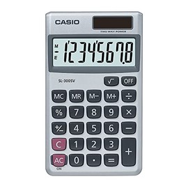 Casio(R) SL-300 Handheld Solar Display Calculator