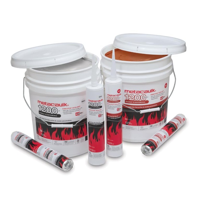 RectorSeal Metacaulk 1200 66015 Firestop Caulk Sealant, Easy Application, Firestop,