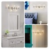 WUZUPS 5-Light Bathroom Light Fixture Morden Vanity Wall Scones Light