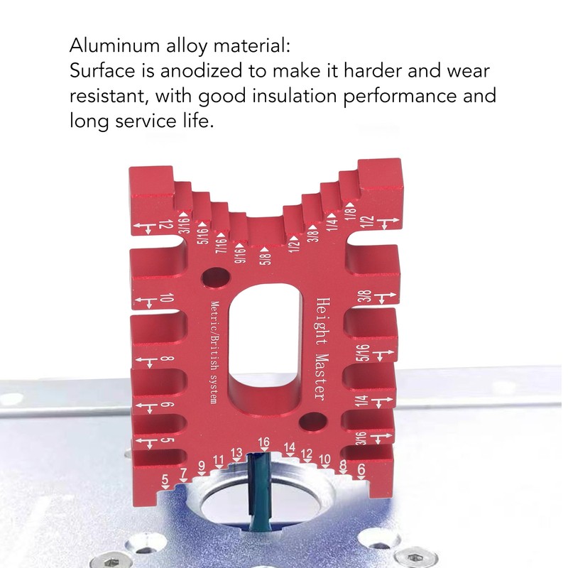 Dovetail Jig Tenon Caliper High Accuracy Laser Scales Carpentry Router