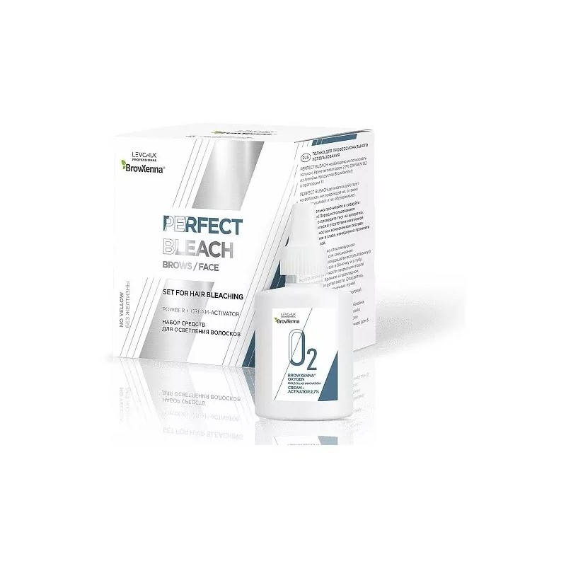 BrowXenna Set Para Blanquear El Cabello Y Ceja Perfect Bleach