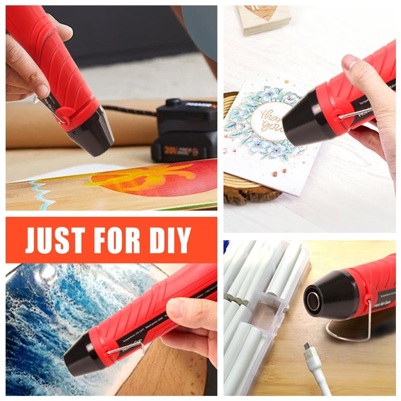 LDK Heat Gun for Crafting, Mini Dual Temp Hot Air
