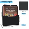 thirei 2 Pieces Magnetic Paper Holder Document Holder, A4 Papers,