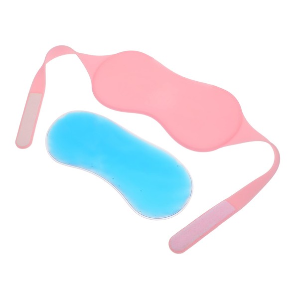 Baluue 1set Sleeping Eye Mask Cold Compress Elastic Lightproof Gel