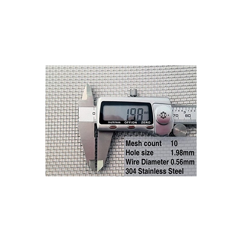 2mm Hole Size - Stainless Steel 304L - Cut Size:
