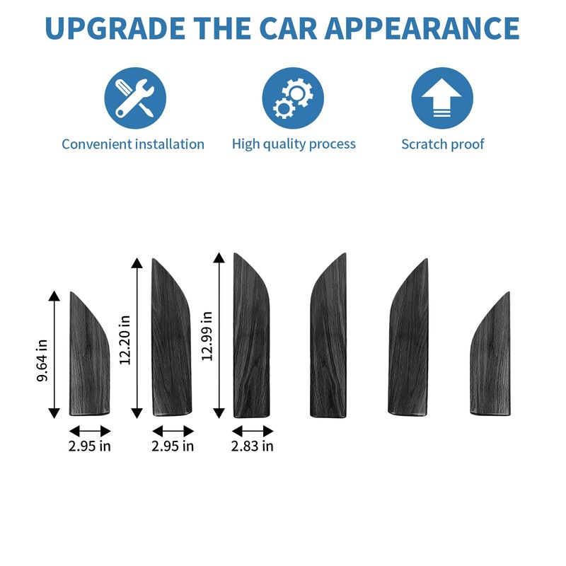 for Silverado Inner Door Panel Trim Cover for Chevy Silverado/GMC