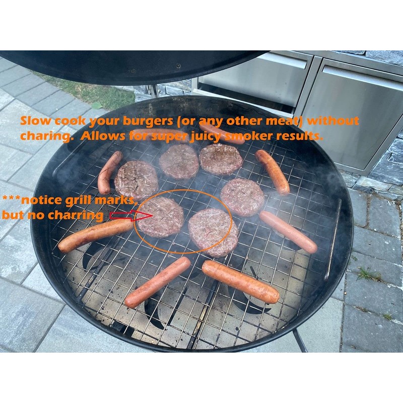 FireDial Baffle Plate Heat Management System for Charcoal BBQ and