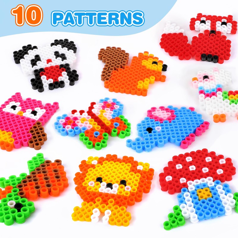 PITMT 10 mm Ironing Beads Large Set, 1200 Pieces XL