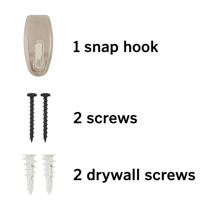 National Hardware N260-156 Heavy Duty Snap Hook, Brushed Nickel