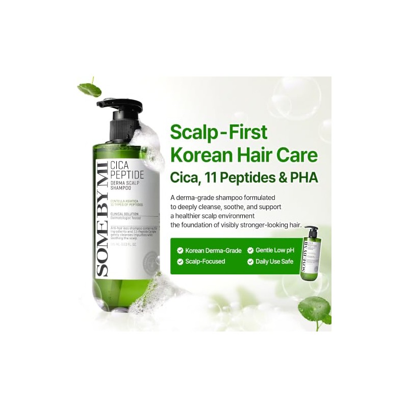 SOME BY MI Cica Peptide Anti Hair Loss Scalp Shampoo,