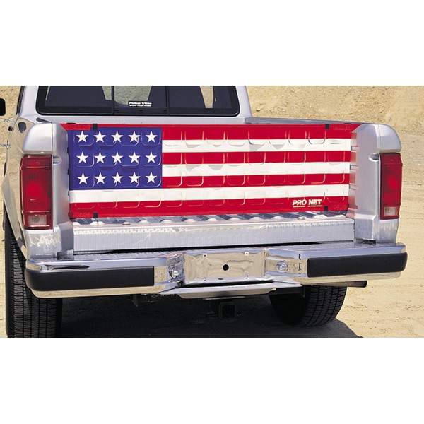 Covercraft US Flag Logo Heavy-Duty ProNet Tailgate, for Compact Trucks, Pack of 1