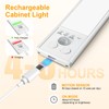 flintronic Schrankbeleuchtung LED Lampe, 2PCS 20cm Unterbauleuchte Küche Licht Aufladbar