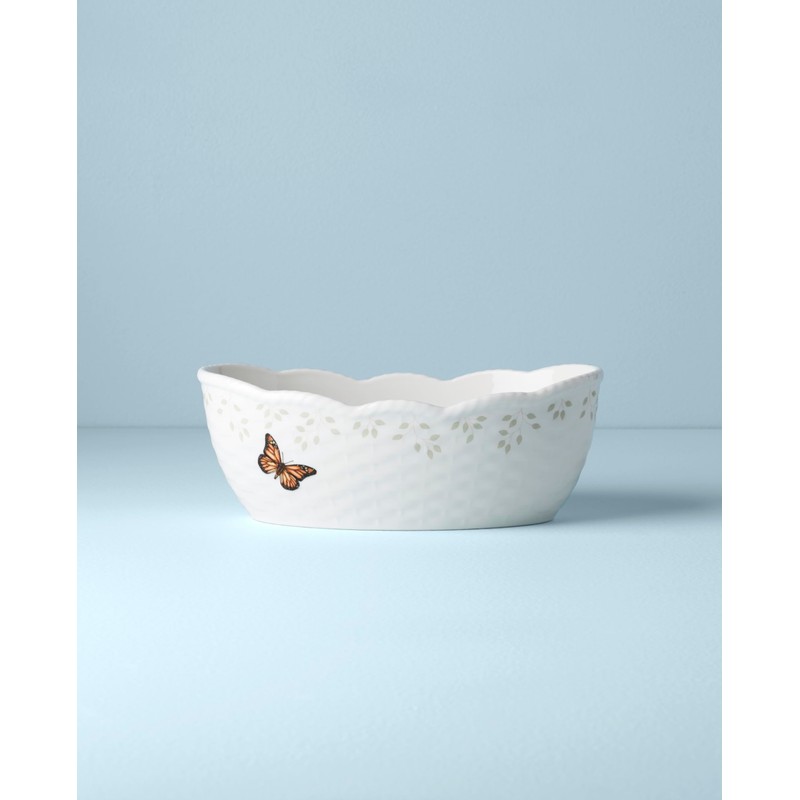 Lenox Butterfly Meadow Bread Basket, 1.70