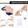 JWCE. Razor Holder Hooks Shower Hook with Acrylic Adhesive for