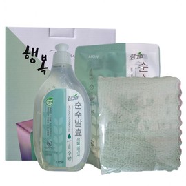 Chamgreen Plant-Based 3-Piece Kitchen Set B-Type: Dish Soap, Kitchen Cloth, Towel B-Type 2ea