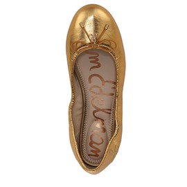 Sam Edelman Women's Felicia Ballet Flat Medallion Gold 6 Medium
