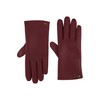 Coach Women's Sculpted C Short Glove, Wine, 7
