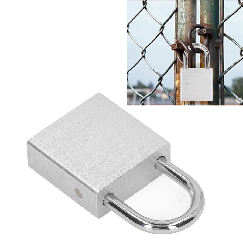 Bluetooth Padlock USB Rechargeable APP Control Impact Resistant Smart Padlock