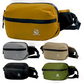 XENLYN GEAR Waterproof Bum Bag | Waist Fanny Pack & Running Belt for Men & Women | Adjustable Waist Bag with Zipper Pockets | Crossbody Bag for Travel, Hiking, Dog Walking, Festivals, Everyday Carry