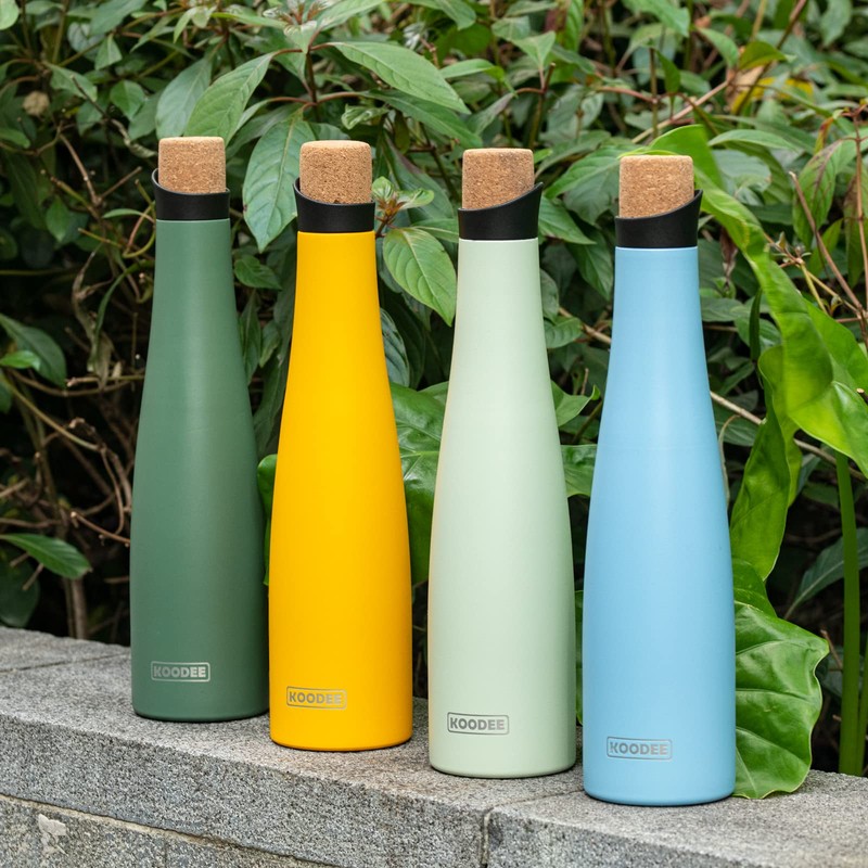 Koodee 24 oz Wine Bottle Insulator Stainless Steel Vacuum Insulated