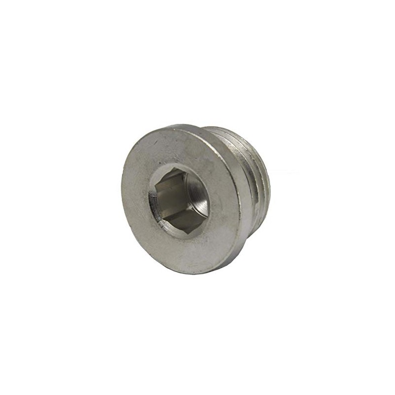 High-pressure sealing plug with hexagon socket G 1/8 inch, galvanised