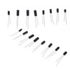 KSOPUERT 630pcs 24 Values 10V 16V 25V 50V Metal Electrolytic
