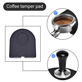 YTUGIL Knock container for portafilter/tamper mat/coffee grounds coffee tamper, tee container for your barista accessories, coffee grounds tee container, coffee gift