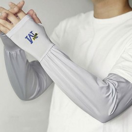Loose Fit Hand Cover Cool Arm Sleeves for Driving, Hiking Golf Black 6ea