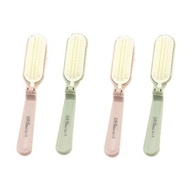 FOMIYES 4pcs Travel Hair Comb Portable Degrees Folding Comb for Women Detangling Brush Hair for Salon Wide Tooth for Ladies Girls Random Color
