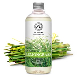 Lemongrass Reed Diffuser Refill, Natural Essential Lemongrass Oil 17 Fl Oz - Fresh & Long Lasting Fragrance - Reed Diffuser Oil Refill for Aromatherapy - Home - Office - Restaurant