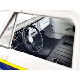 LIMITED EDITION ACME 1967 Chevy C30 Ramp Truck Blue and White Limited Edition to 460 Pieces Worldwide 1/18 Diecast Model Car by Acme A1801706