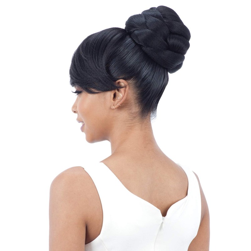 SLEEK BUN BANG (2 Dark Brown) - Model Model Synthetic