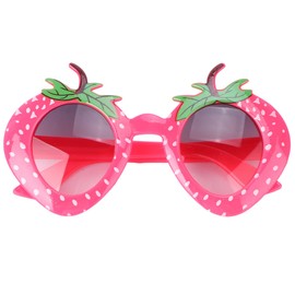 NOLITOY Strawberry Sunglasses Novelty Sunglasses for Tropical Party Decoration, Prom Accessories Graduation Birthday Party Supplies Costumes Glasses