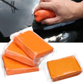 Car Clay Bar 4 Pack 400g, Premium Grade Clay Bars Auto Detailing Magic Clay Bar Kit with Towel Clay Bar Cleaner with Washing and Adsorption Capacity for Car Wash Car Detailing Clean,RV,Glass Cleaning