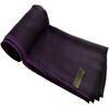 Purple & Black Solid Colour Fringe Design Nepalese Shawl Scarf