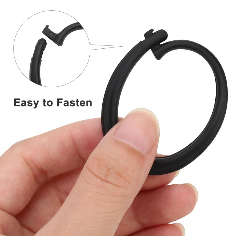 30pcs Gazebo Curtain Hooks,Weather Resistant Gazebo Curtain Hooks Durable C-Shaped