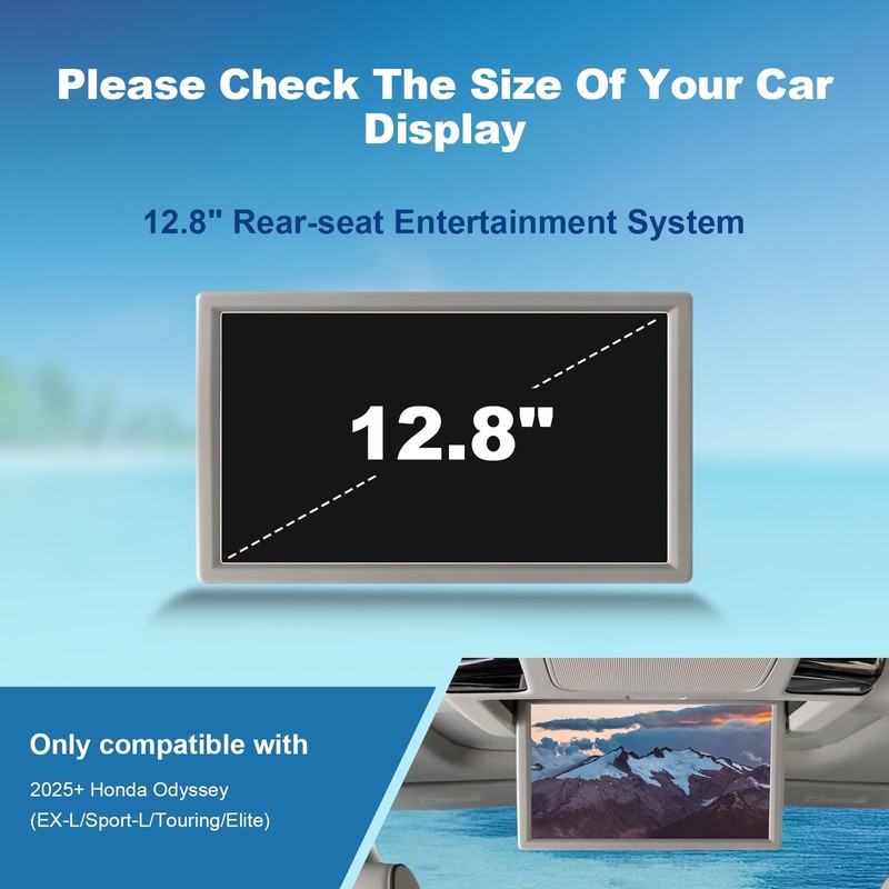 (2pcs) Coleya 2025 2026 Odyssey Rear Screen Protector for Honda