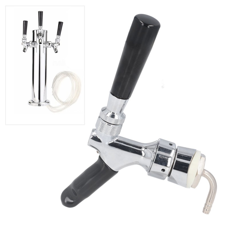 Beer Tower Faucet Stainless Steel Kegerator Single Beer Machine Tap