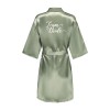 Satin Kimono Robe Women – Silk Bathrobe Bridal, Lounge Robe