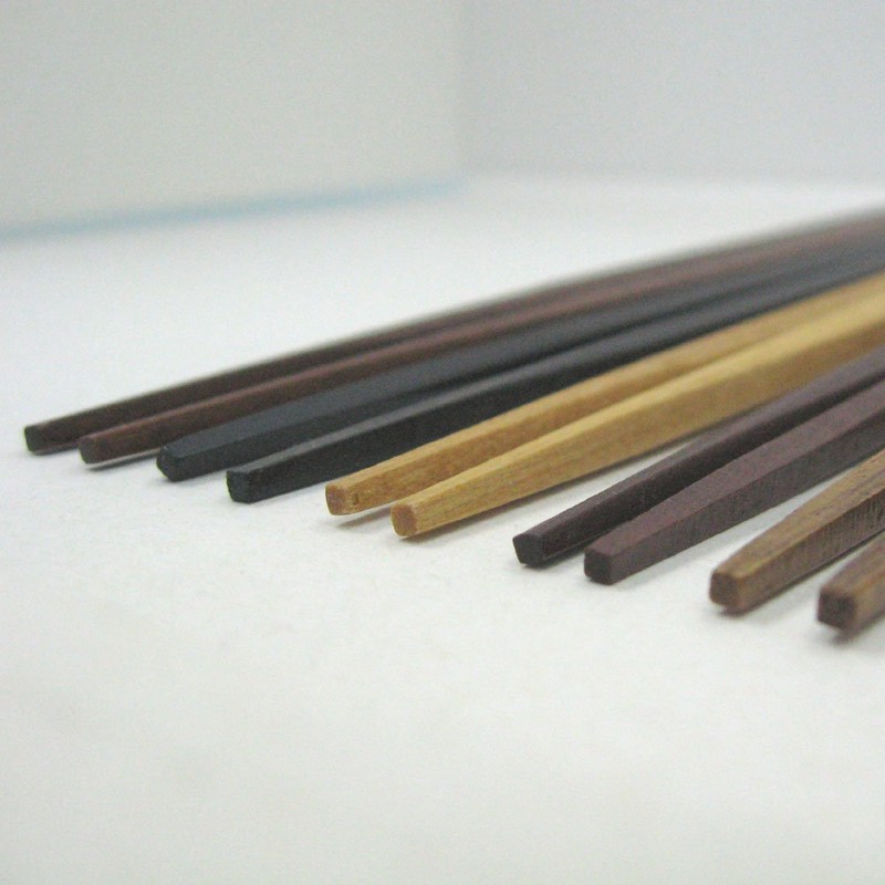 Nagao Natural Wood Hexagonal Chopsticks & Twist Chopsticks, 8.9 inches