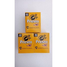 Cafe Presto Instant Coffee from Nicaragua, 40 Packets of 1.8gr, Pack of 3
