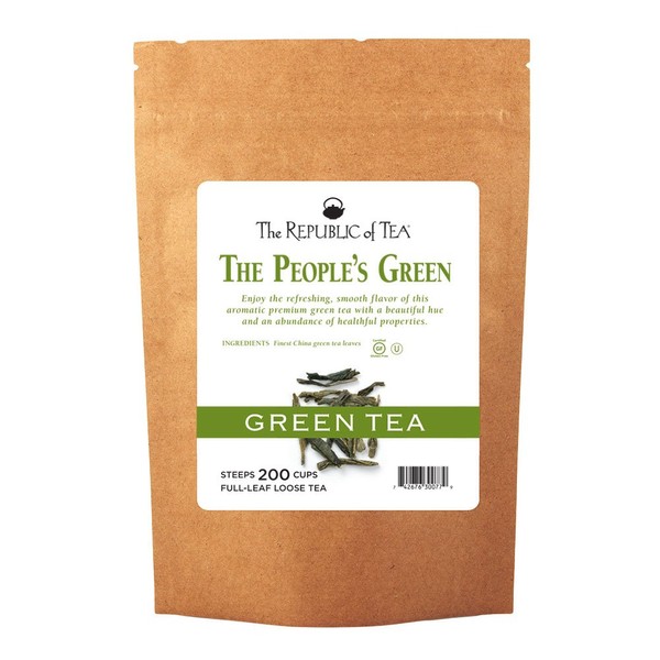 The Republic of Tea The Peoples Green Full-Leaf Tea, 1 Pound / 200 Cups