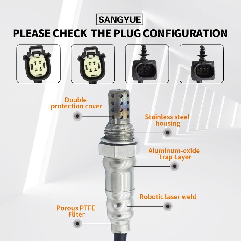 Sangyue 4x Oxygen Sensor 1 & 2 for 2011 2012