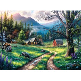 Buffalo Games - Charles Black - Bear Creek Ranch - 1000 Piece Jigsaw Puzzle for Adults Challenging Puzzle Perfect for Game Nights - Finished Puzzle Size is 26.75 x 19.75