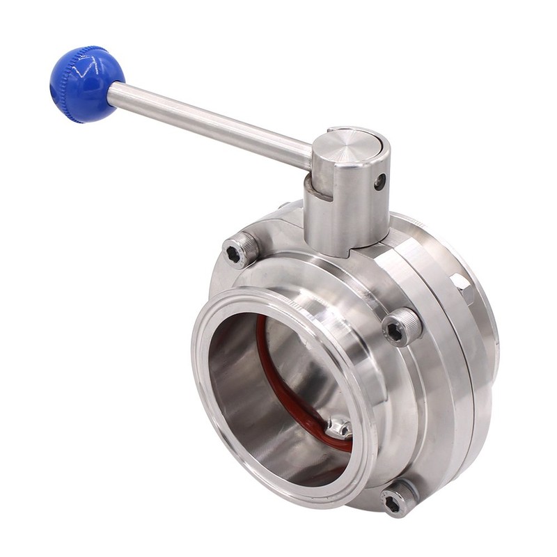 DERNORD Sanitary Butterfly Valve with Pull Handle Stainless Steel 304