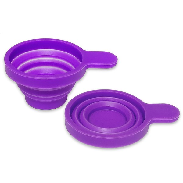 QMARK Collapsible Silicone Pee Cups for Ovulation and Pregnancy Tests,