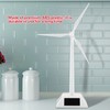 Solar Powered Wind Mill Model Desktop Decor Craft Kids Children