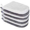 PHOGARY 8 Pack Microfiber Wash Mitts Flannel Soft Wash Mitt