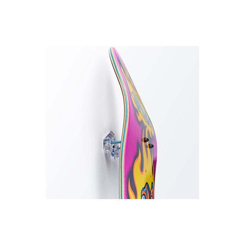 Premium Clear Skateboard Wall Mount - Vertical Display Hanger