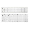 2Pcs Quilting Ruler MultiFunction Sewing Drawing Drafting Crafts Scale Measuring